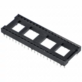 IC foglalat 40 lábú RM:2,54mm standard / RENDELÉSRE