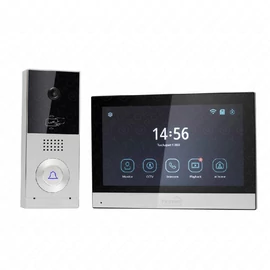 Videó-kaputelefon szett, vékony 7&quot; LCD kijelző, 7db RFID kulcs, pánik gomb, HOME DPV SMART / RENDELÉSRE