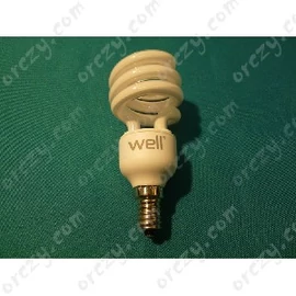  15W Izzó kompakt (fél spirál) E14 WELL/RENDELÉSRE
