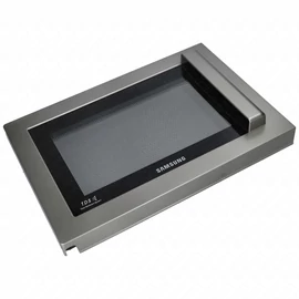Ajtó, komplett (inox, eredeti) SAMSUNG mikrohullámú sütő / RENDELÉSRE