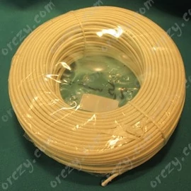 Hőálló vezeték  2.5 mm szilikon+üvegszál (300°C-ig hőálló) 100m-es tekercs