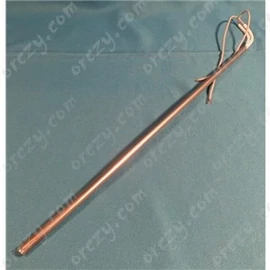  800 W fűtőbetét 230V , 8mm átmérő, 400mm hosszú , egyoldalas kivezetés (EGYEDI GYÁRTÁS) / RENDELÉSRE