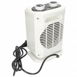 Elektromos fűtőtest, 1500W, kerámia, ventilátoros, 2 fokozatú, oszcillációs, termosztás, HOME FK 51 / RENDELÉSRE