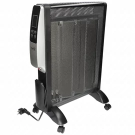 Elektromos konvektor, 1500W, 2 fokozatú, MICA fűtőpanellel, LED kijelző, álló, IP20, digitális termosztát,