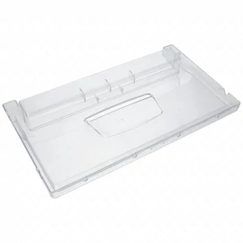431x241x24 mm Előlap, fagyasztófiók, középső, átlátszó (eredeti) WHIRLPOOL / INDESIT hűtőgép
