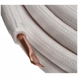3/8&quot; (9,52 mm) x 1 mm Szigetelt rézcső (EBRILLE) klímához, 25 méteres tekercs