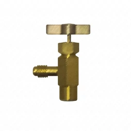 Tűszelep benyomó 1/4&quot;SAE külső - 1/4&quot;SAE belső menetes (Q) / RENDELÉSRE
