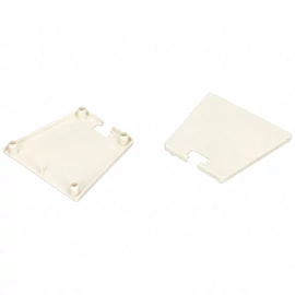 80 mm Záróelem Klímatartó talpkonzolhoz, fehér, PP (2EMME CLIMA, 1cs=2db)