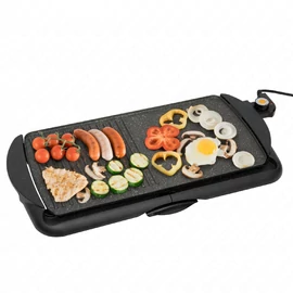 Asztali grill, 2000 W, tapadásmentes felület, zsírgyűjtő fiók HOME HG GR 03/ RENDELÉSRE