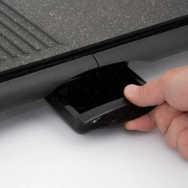Asztali grill, 2000 W, tapadásmentes felület, zsírgyűjtő fiók HOME HG GR 03/ RENDELÉSRE