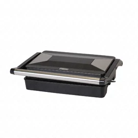Mini kontakt grill, teljesítmény 800-1000 W, tapadásmentes, túlmelegedés elleni védelem HOME HG KG 01 / RENDELÉSRE