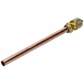 Töltőcső + szelep 10 cm csővel d=6,3 1csomag=10db