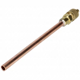 6 / 100 mm Töltőcső + szelep (univerzális) hűtőgép