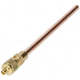 6 / 100 mm Töltőcső + szelep (univerzális) hűtőgép 10db/csomag