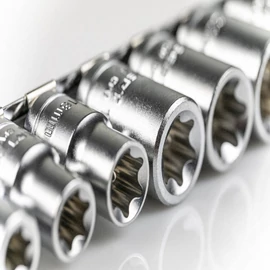 TORX dugókulcsfejek 1/2&quot;, 9 részes , HÖGERT HT1A880  / RENDELÉSRE