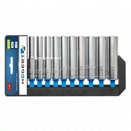 Dugókulcs készlet HEX 1/2&quot;,10 részes, HÖGERT HT1A888  / RENDELÉSRE