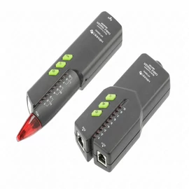 Kábelteszter, RJ11, RJ45, zseblámpa, NCV , HÖGERT HT1E640  / RENDELÉSRE