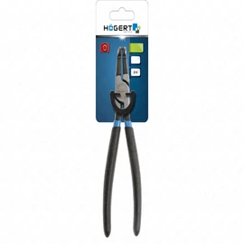 Seegergyűrű fogó, belső, hajlított 150 mm, 12-25 mm, HÖGERT HT1P147