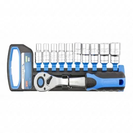 Dugókulcs készlet racsnis 1/2&quot;, 11 részes, 25 év garancia, HÖGERT HT1R332