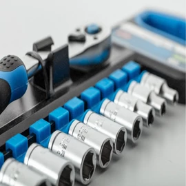 Dugókulcs készlet racsnis 1/2&quot;, 11 részes, 25 év garancia, HÖGERT HT1R332