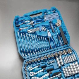 Szerszámkészlet 1/4&quot;,3/8&quot;,1/2&quot;,131 részes, 25 év garancia, HÖGERT HT1R439 / RENDELÉSRE