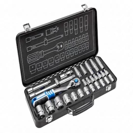 Dugókulcs készlet racsnis 1/2&quot;, 29 részes, 25 év garancia, HÖGERT HT1R480  / RENDELÉSRE