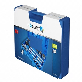 Dugókulcs készlet, 3/4&quot;, 21 részes, kofferben, HÖGERT HT1R510 / RENDELÉSRE