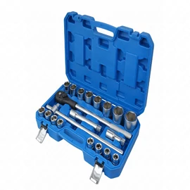 Dugókulcs készlet, 3/4&quot;, 21 részes, kofferben, HÖGERT HT1R510 / RENDELÉSRE