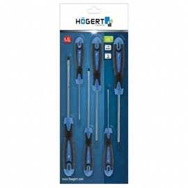 Csavarhúzó készlet, mágneses, 6 részes, HÖGERT HT1S095