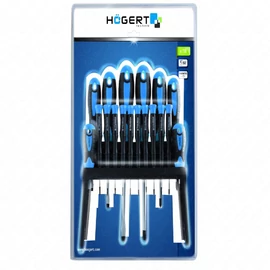 Csavarhúzó készlet, mágneses, 18 részes, HÖGERT HT1S098