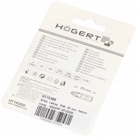 Bitfej, csillag, PH0, 25 mm, 5db/csomag , HÖGERT HT1S300