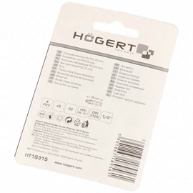 Bitfej, csillag, PZ2, 25 mm, 5db/csomag, HÖGERT HT1S315