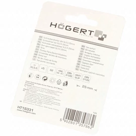 Bitfej, lapos fejű, SL5, 25 mm, 5db/csomag, HÖGERT HT1S331