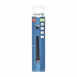 Csillagfejű bitfej, PH1, 100mm, 2db/csomag, ütvecsavarozóhoz, HÖGERT HT1S687