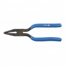 Bádogos falcfogó, lapos, hajlított 60 mm pofával, 273 mm, HÖGERT HT3B511  / RENDELÉSRE
