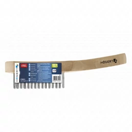 Drótkefe fa nyéllel, 5x15 290 mm, HÖGERT HT3B625  / RENDELÉSRE