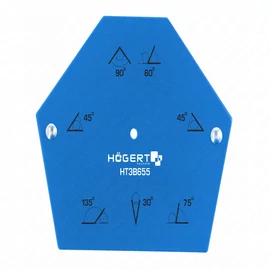 Hegesztő szögmérő mágneses, 138 mm, HÖGERT HT3B655  / RENDELÉSRE