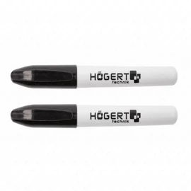 Alkoholos jelölő filc, fekete, 2db/csomag, 150 mm, HÖGERT HT3B779