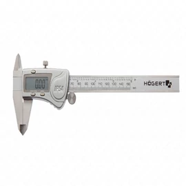 Digitális tolómérő, fém, IP54, LCD kiejlző, 150 mm, HÖGERT HT4M274