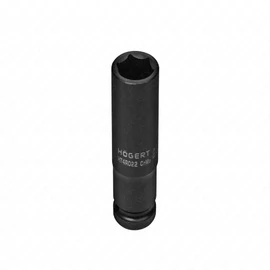 Dugókulcsfej ütvecsavarozóhoz, 1/2&quot;, hosszított, 22 mm, HÖGERT HT4R022 / RENDELÉSRE
