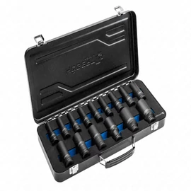 Hosszú pneumatikus dugókulcs készlet 1/2&quot;,15 részes , HÖGERT HT4R049  / RENDELÉSRE