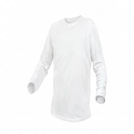Póló, hosszú ujjú, környakú, fehér 180g/m2, M, HÖGERT HT5K421-M / RENDELÉSRE