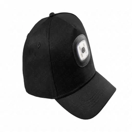 Baseball sapka LED világítással, USB töltés, 100 lm, fekete, HÖGERT HT5K498
