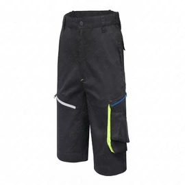 Munkavédelmi rövidnadrág, 4XL (60), fekete, 6db zseb, állítható derék, REETZ, HÖGERT HT5K827-4XL / RENDELÉSRE
