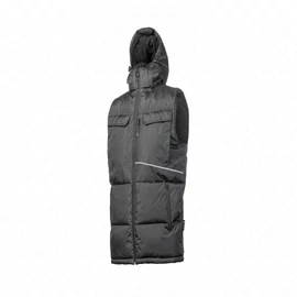 Munkavédelmi mellény, levehető kapucnival, bélelt, 5 zseb, fényvisszaverő, 3XL-es, HÖGERT HT5K920-3XL / RENDELÉSRE