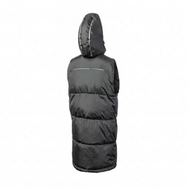 Munkavédelmi mellény, levehető kapucnival, bélelt, 5 zseb, fényvisszaverő, XL-es, HÖGERT HT5K920-XL / RENDELÉSRE