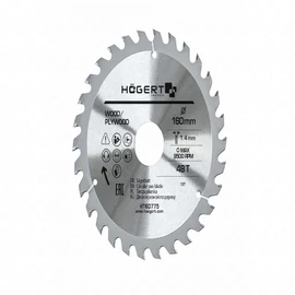 Körfűrészlap fához,  160x30  mm 48 fogas , HÖGERT HT6D774  / RENDELÉSRE