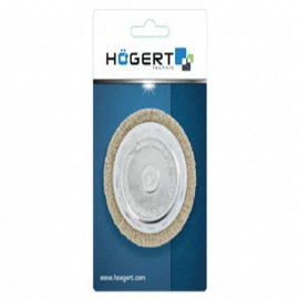 Fazékkefe csapos 75 mm, sárgaréz, 0.3 mm, HÖGERT HT7D702