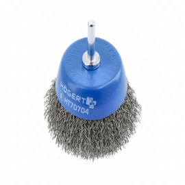 Fazékkefe csapos 75 mm, rozsdamentes, 0.3 mm, HÖGERT HT7D704