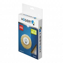 Drótkorong sarokcsiszolóhoz, 100 mm, M14, sárgaréz 0,3 mm, HÖGERT HT7D753 / RENDELÉSRE